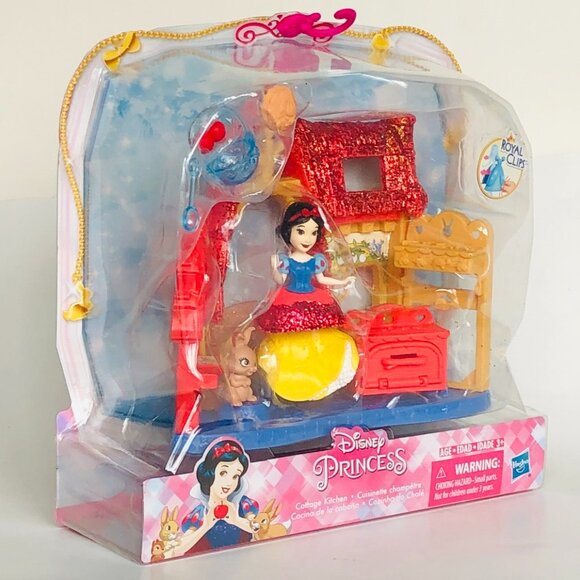 Disney Princess Snow White Cottage Kitchen Royal Clips New Sealed For Age 3+ - Picture 8 of 15